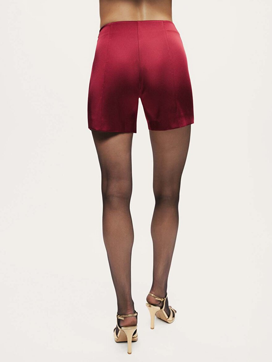 Nocturne Kuş Gözü Detaylı Mini Şort