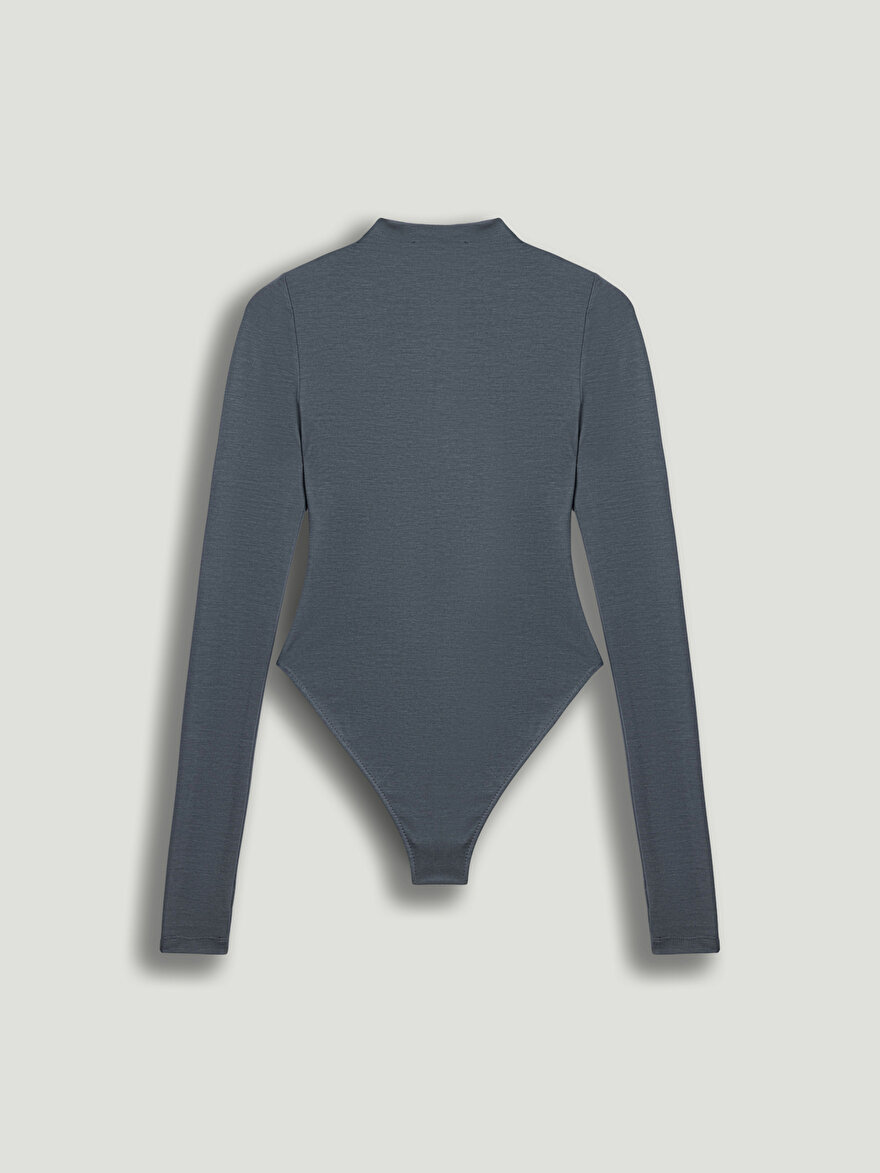 Nocturne Dik Yaka Logolu Body