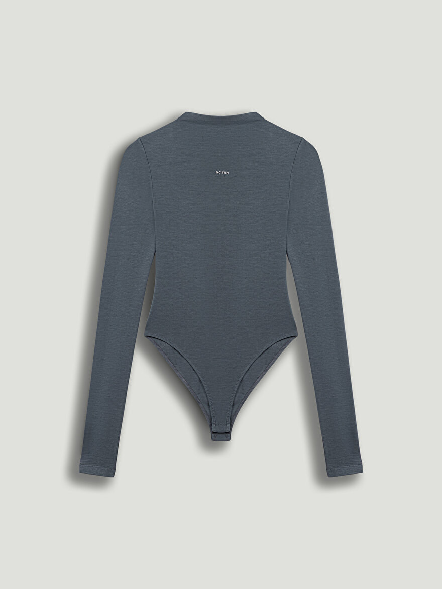 Nocturne Dik Yaka Logolu Body