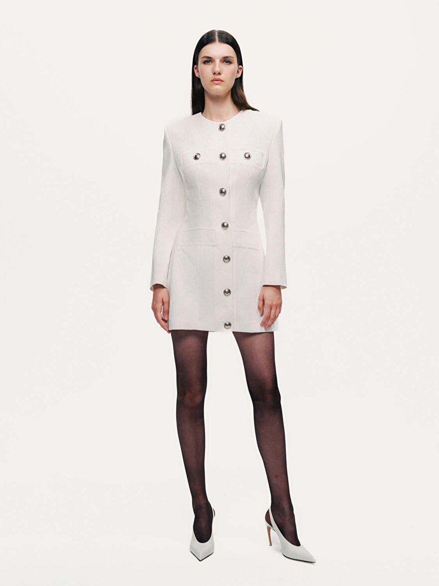 Nocturne Vatkalı Mini Elbise