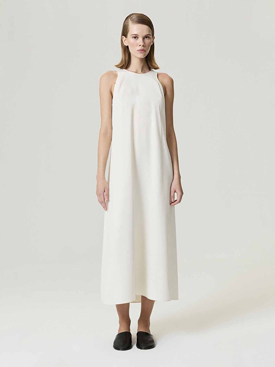 Nocturne Dökümlü Maxi Elbise