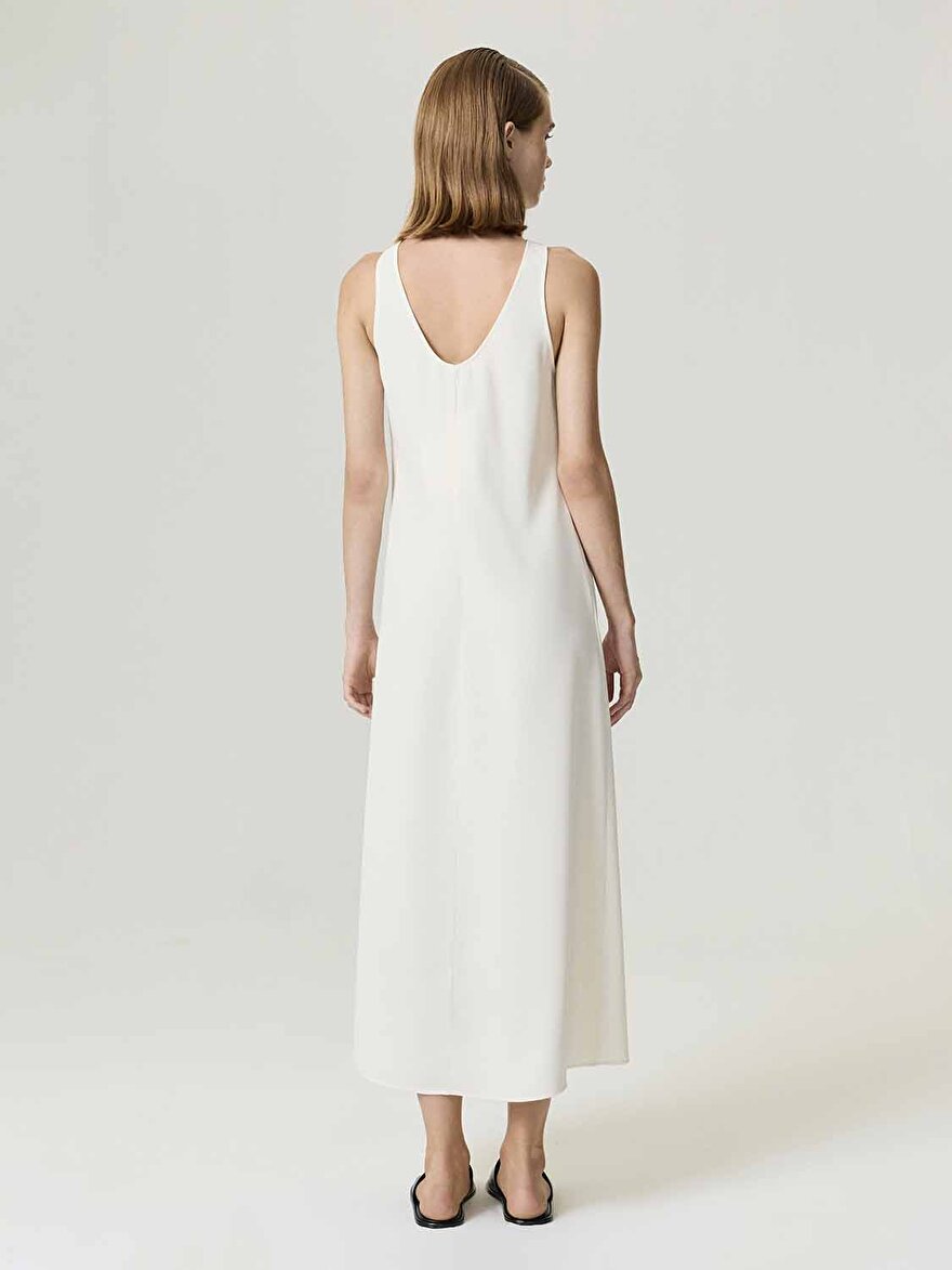 Nocturne Dökümlü Maxi Elbise