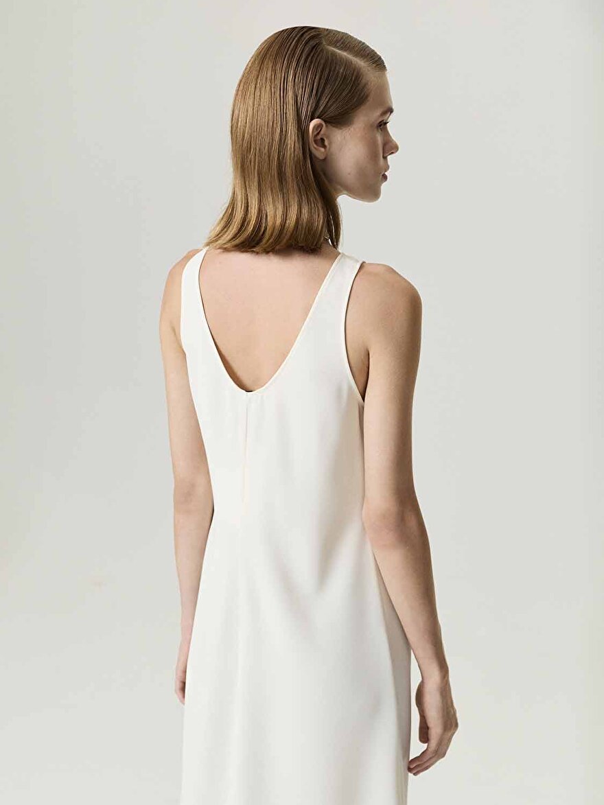 Nocturne Dökümlü Maxi Elbise