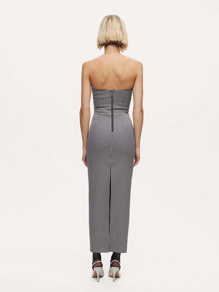 Nocturne Kalp Yaka Maxi Elbise