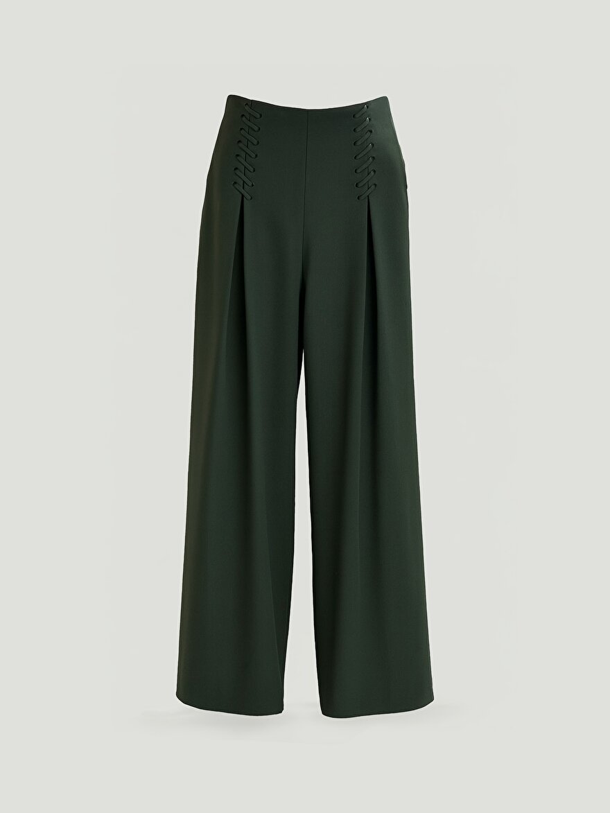 Nocturne Kuş Gözü Detaylı Pantolon