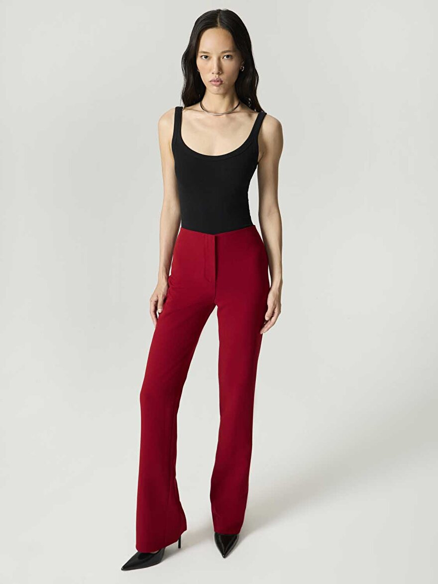 Nocturne Boru Paça Yırtmaçlı Pantolon