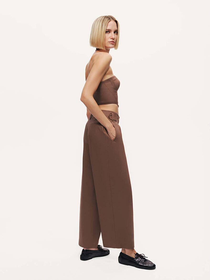 Nocturne Kemer Detaylı Pantolon