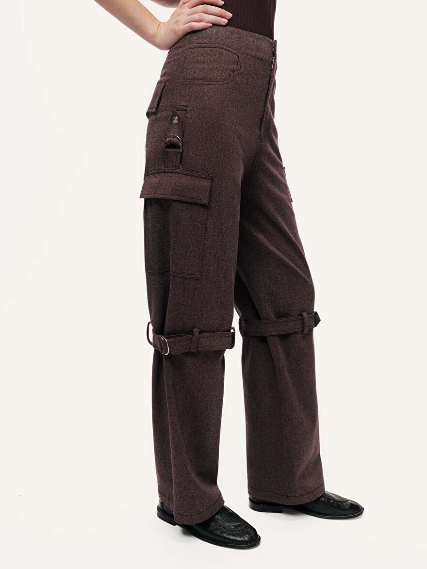 Nocturne Kemer Detaylı Kargo Pantolon