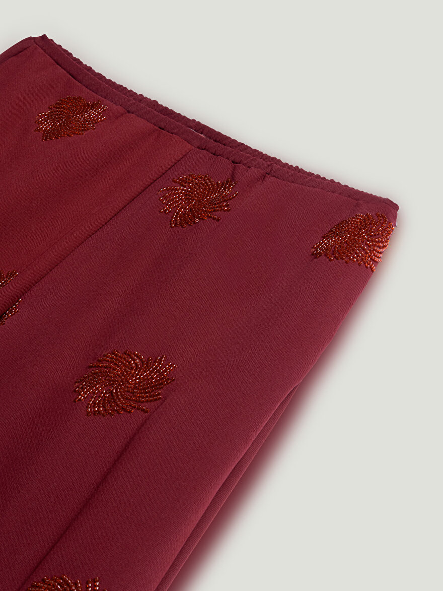 Nocturne Boncuk Brodeli Pantolon