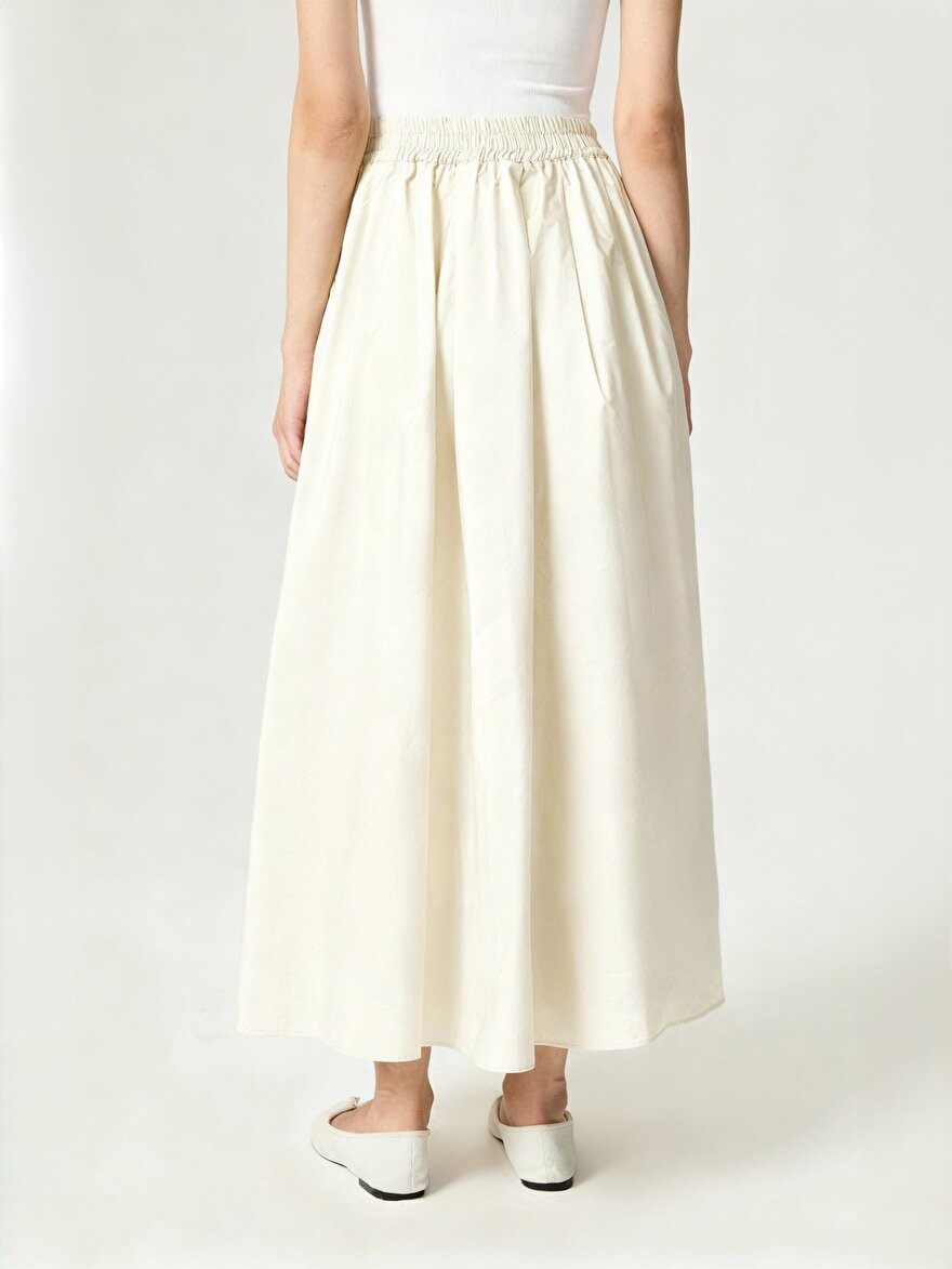 Nocturne Boncuk Brodeli Maxi Etek