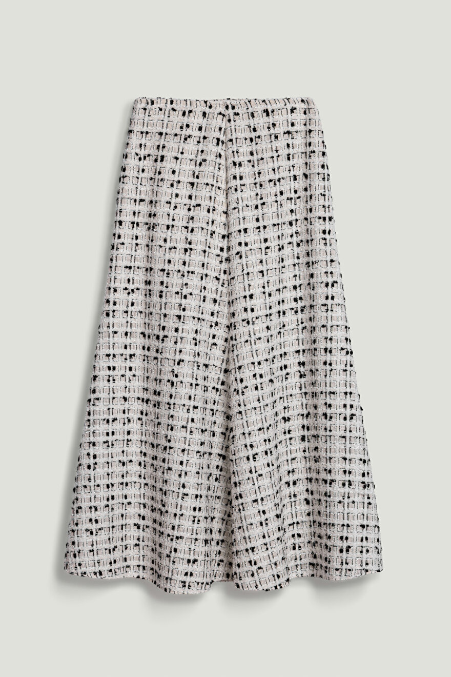 Nocturne Desenli Midi Çan Etek