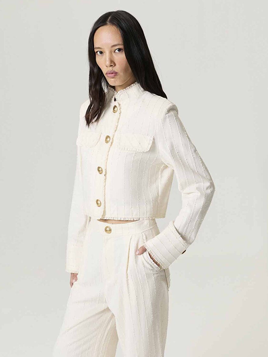 Nocturne Gold Aksesuarlı Ceket