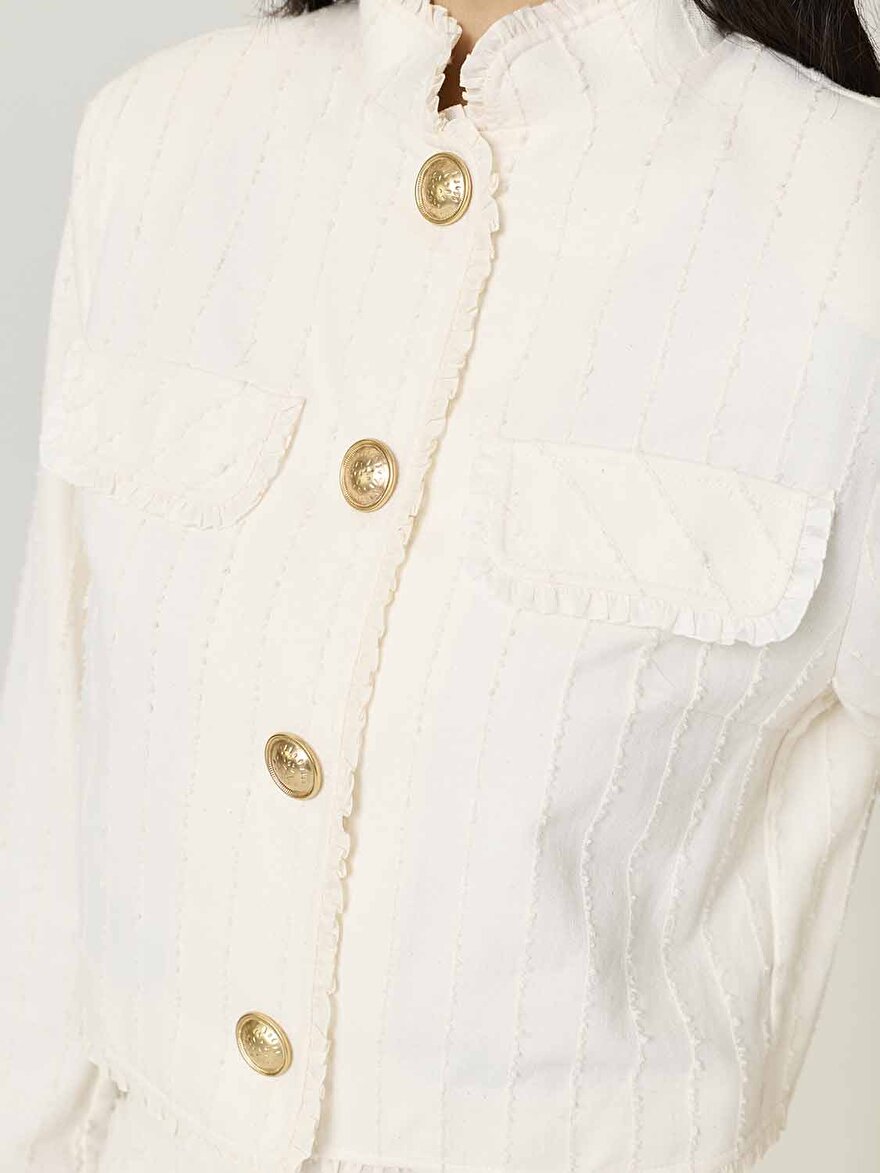 Nocturne Gold Aksesuarlı Ceket