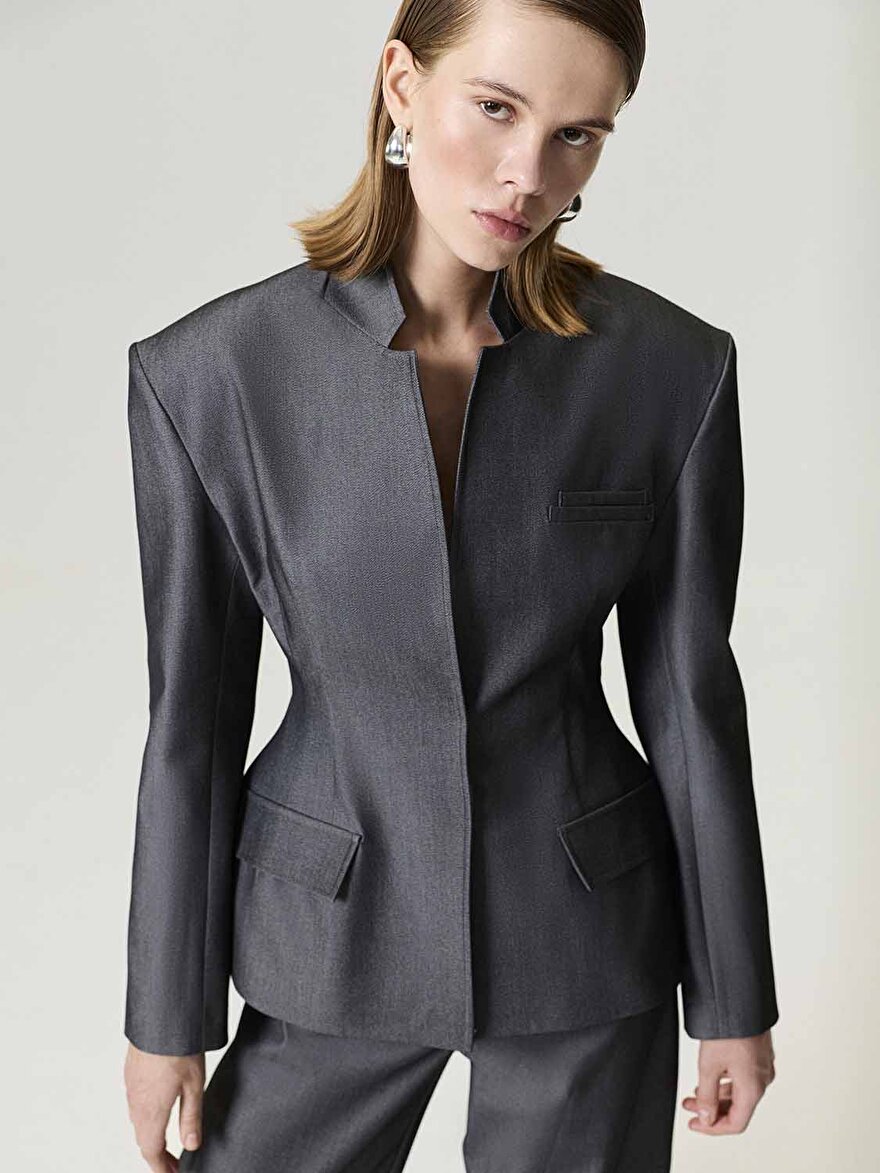 Nocturne Hakim Yaka Vatkalı Ceket