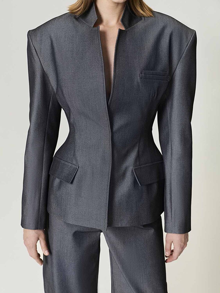 Nocturne Hakim Yaka Vatkalı Ceket