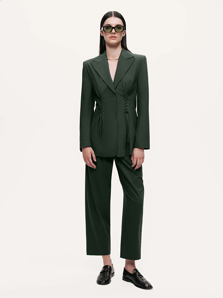 Nocturne Kurdele Detaylı Vatkalı Ceket