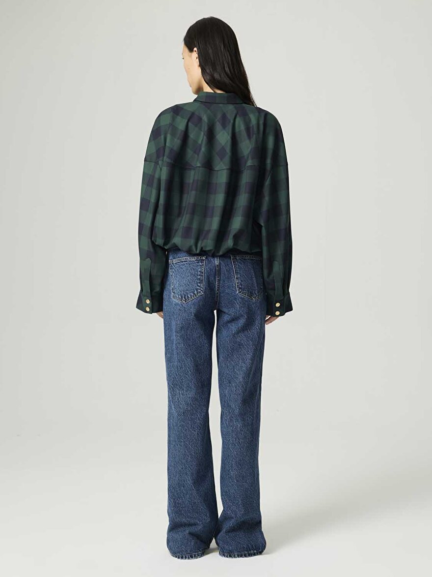 Nocturne Kareli Dökümlü Ceket