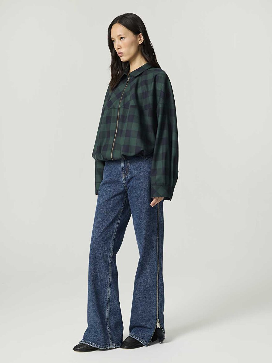 Nocturne Kareli Dökümlü Ceket