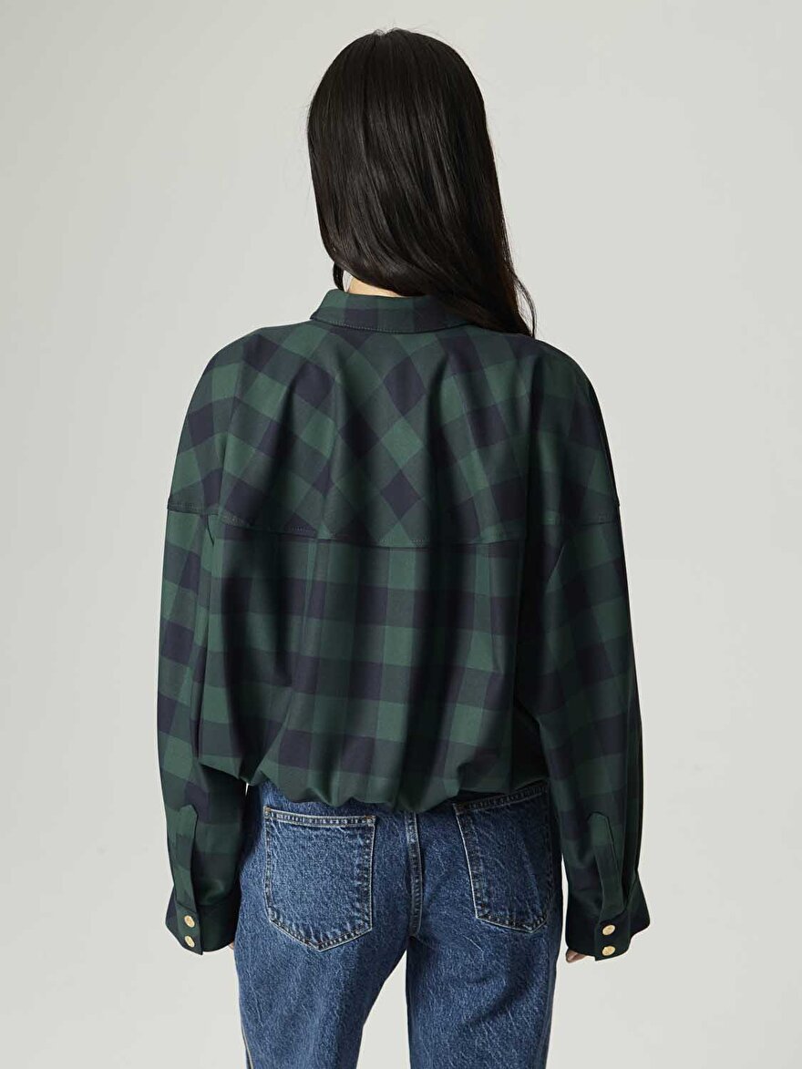 Nocturne Kareli Dökümlü Ceket