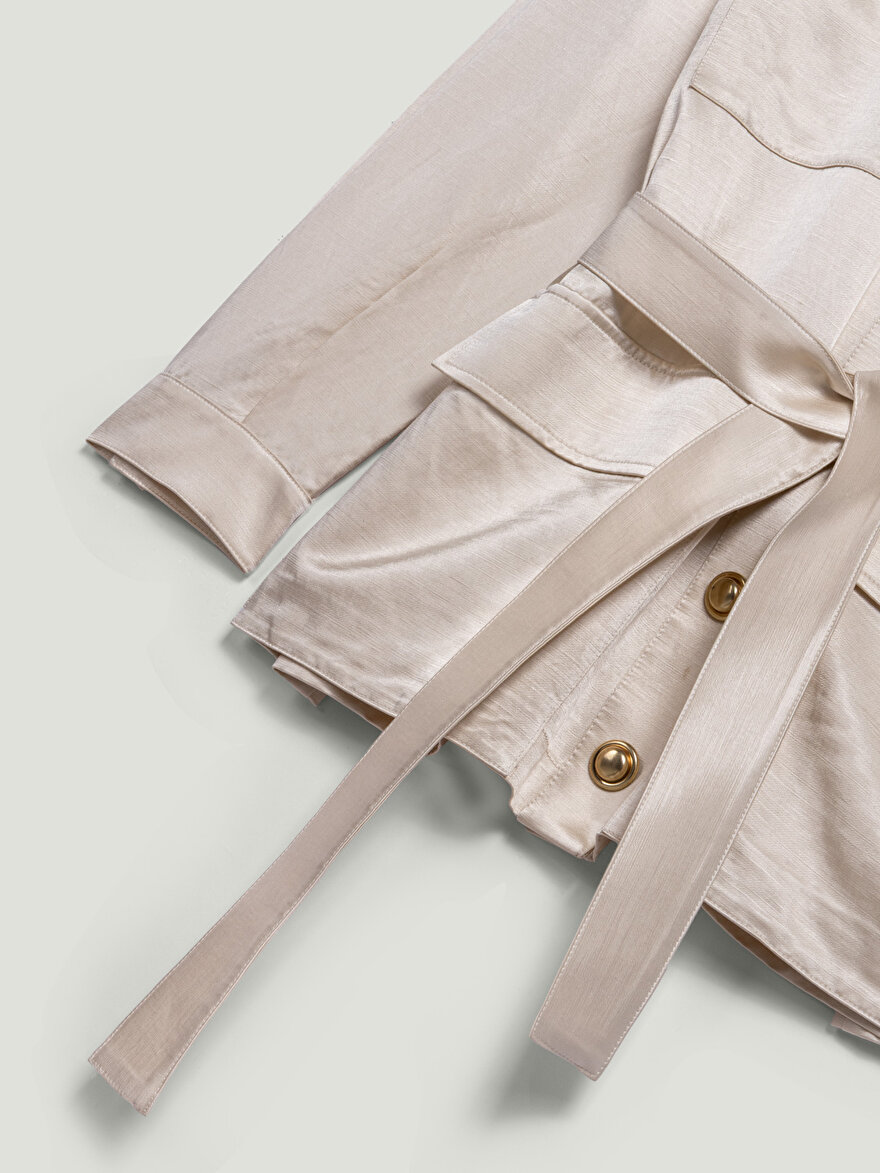 Nocturne Gold Düğme Aksesuarlı Ceket