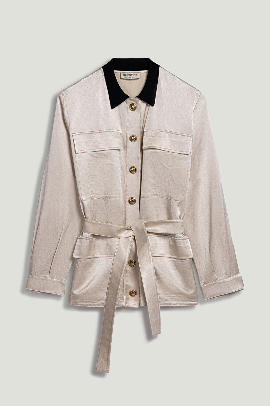 Nocturne Gold Düğme Aksesuarlı Ceket