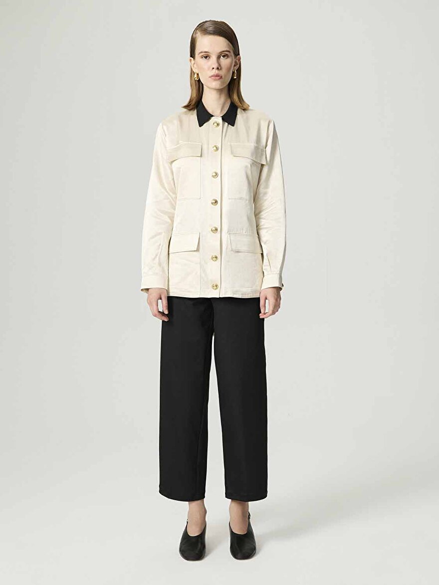 Nocturne Gold Düğme Aksesuarlı Ceket