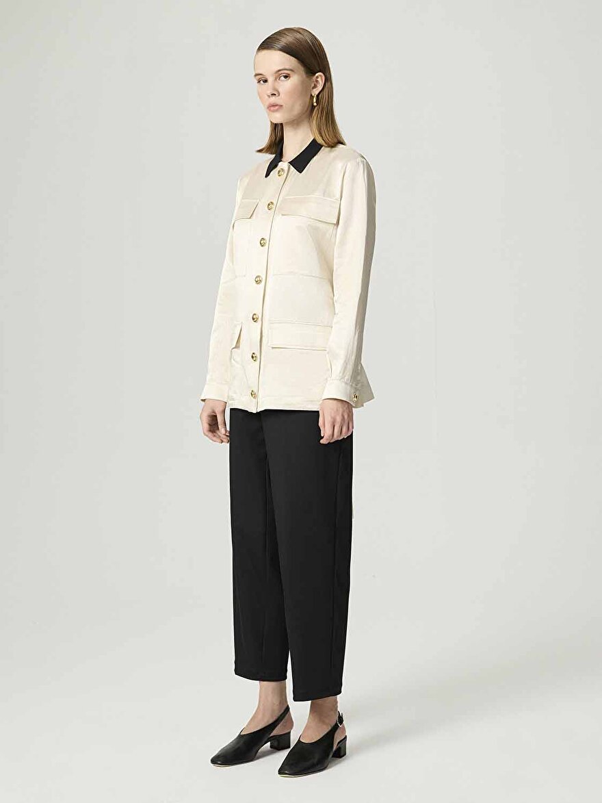 Nocturne Gold Düğme Aksesuarlı Ceket