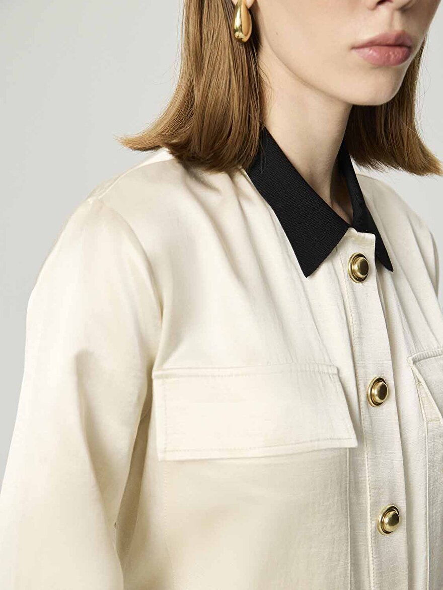 Nocturne Gold Düğme Aksesuarlı Ceket