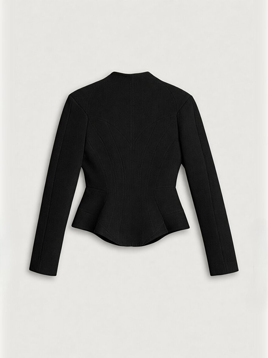 Nocturne Düğme Detaylı Vatkalı Ceket