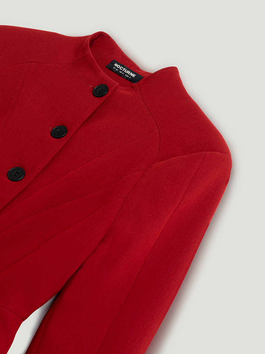 Nocturne Düğme Detaylı Vatkalı Ceket