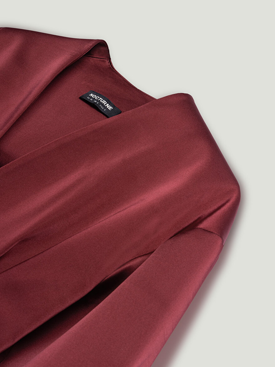 Nocturne Saten Görünümlü Ceket