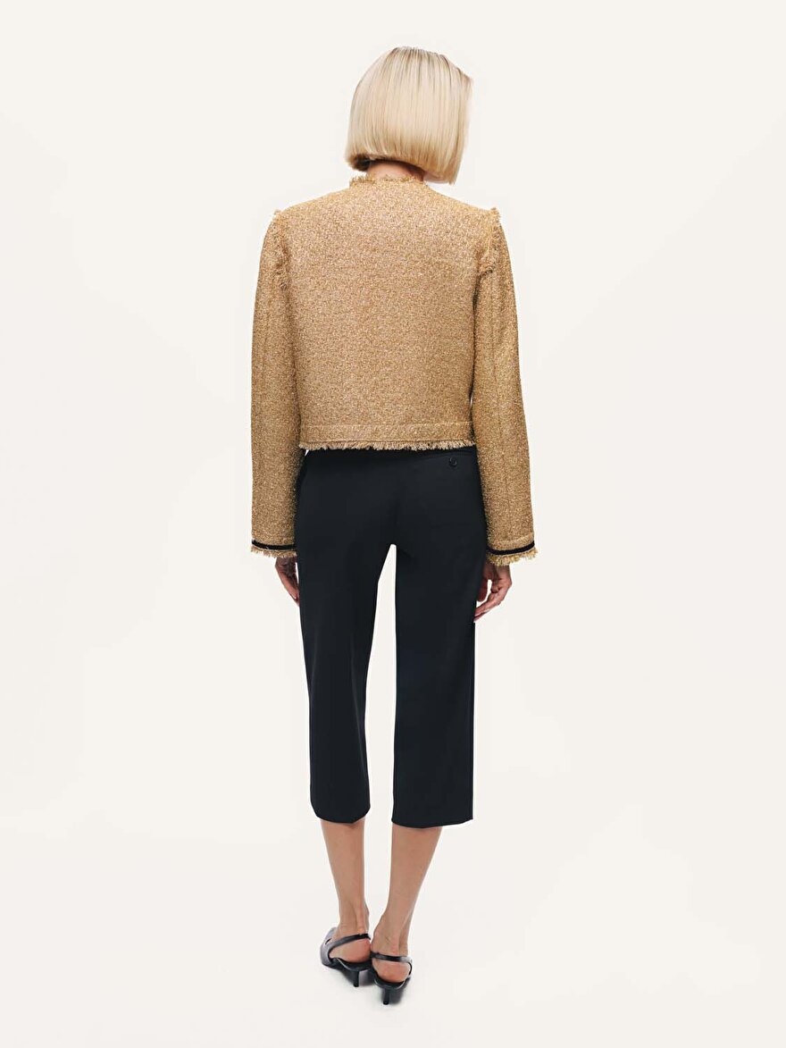 Nocturne Fiyonk Detaylı Tüvit Ceket