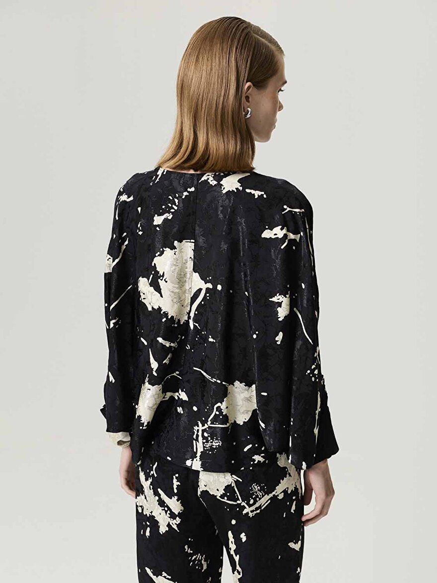 Nocturne Desenli Bluz