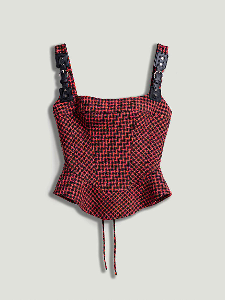 Nocturne Kemer Askılı Korse Bluz