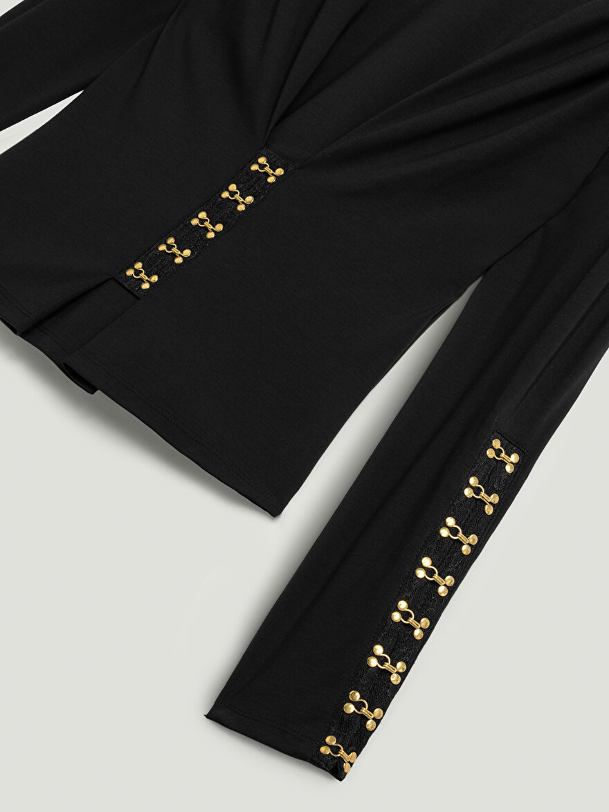 Nocturne Agraf Detaylı Bluz