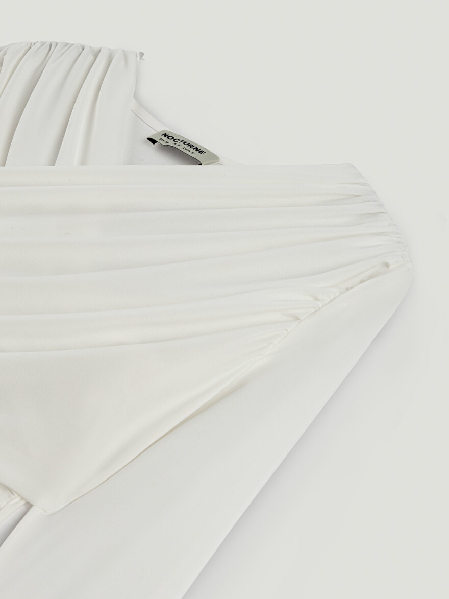 Nocturne Drape Detaylı Bluz