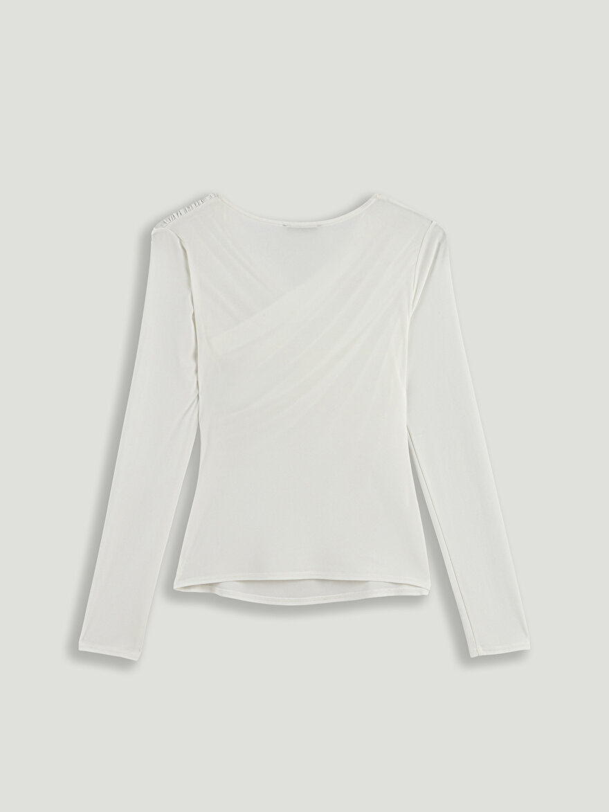 Nocturne Drape Detaylı Bluz