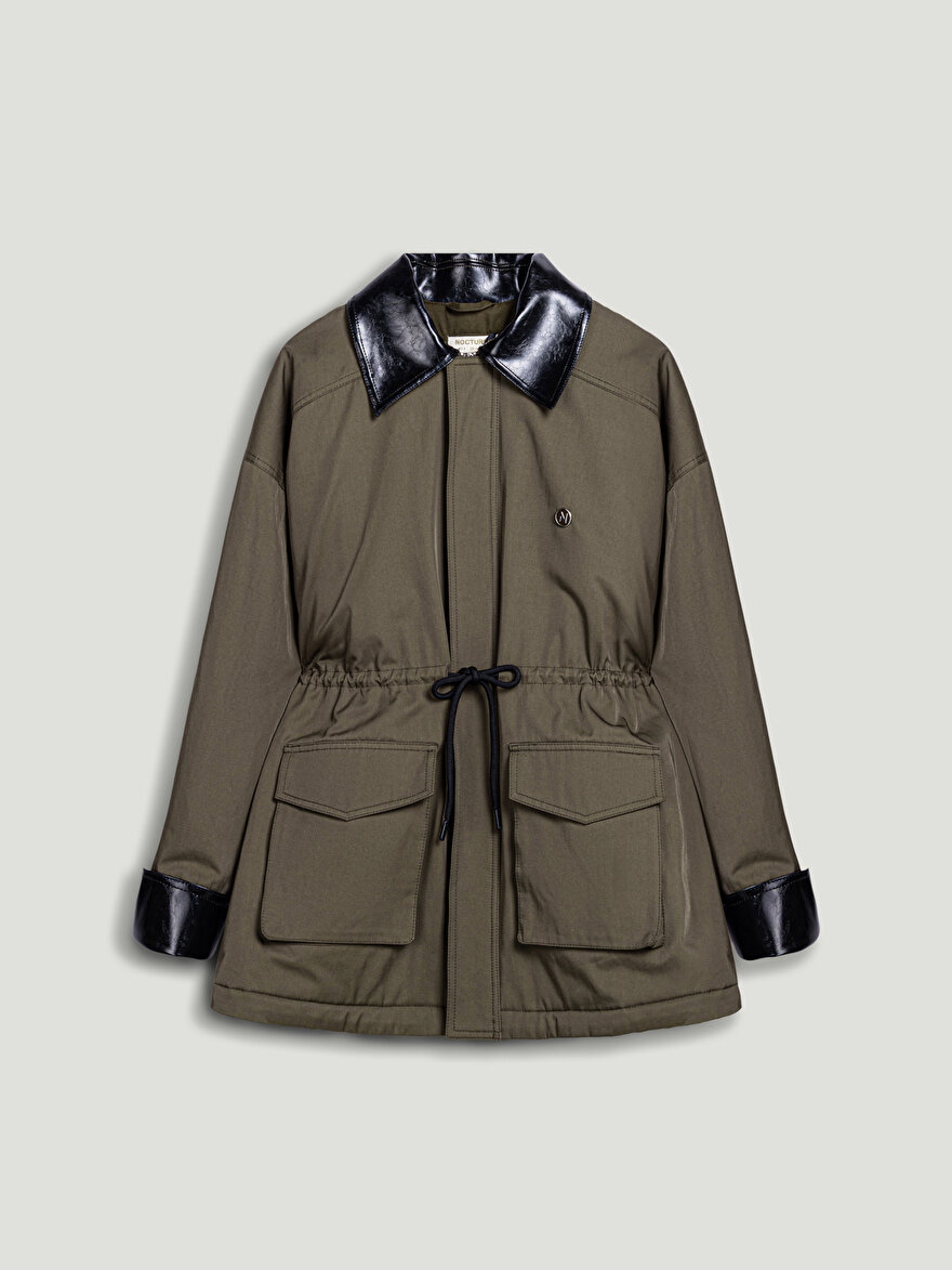 Nocturne Kontrast Detaylı Mont