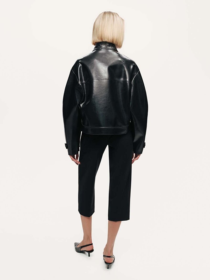 Nocturne Suni Deri Biker Mont