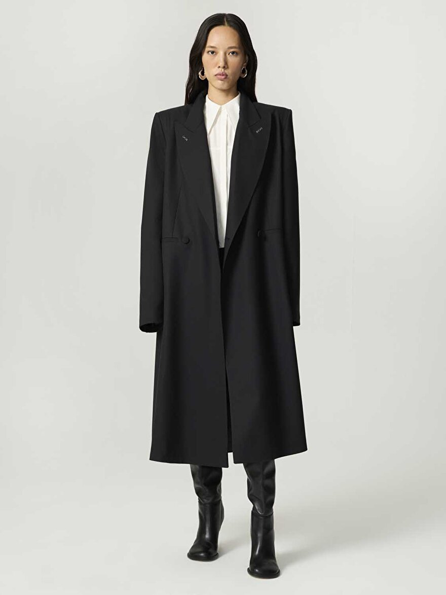 Nocturne Vatkalı Midi Kaban