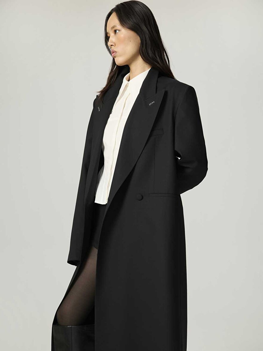 Nocturne Vatkalı Midi Kaban