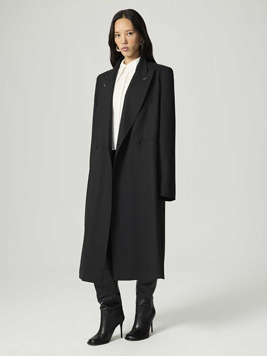 Nocturne Vatkalı Midi Kaban