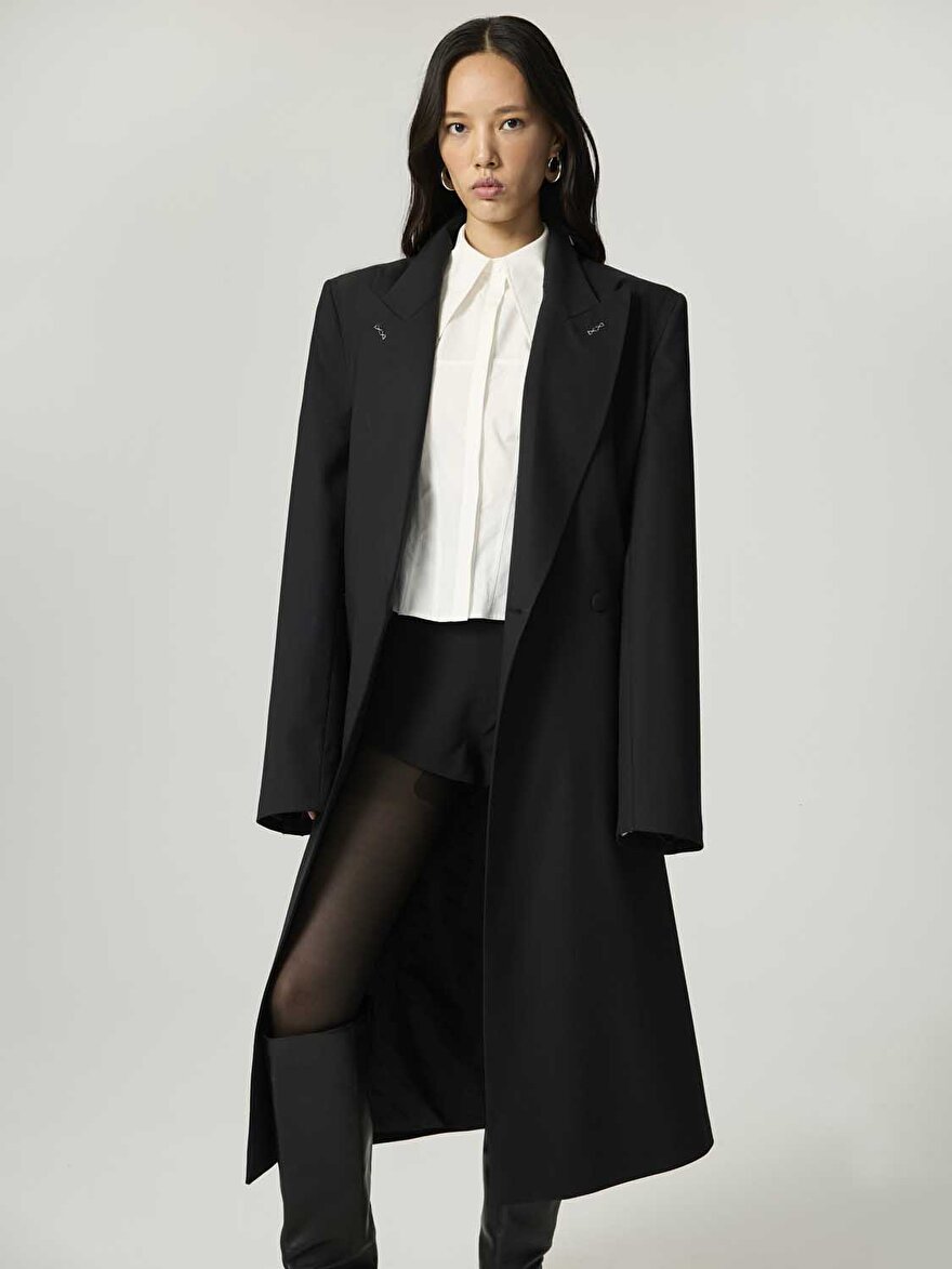 Nocturne Vatkalı Midi Kaban