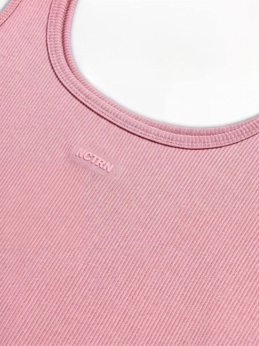 Nocturne Bisiklet Yaka Crop Top