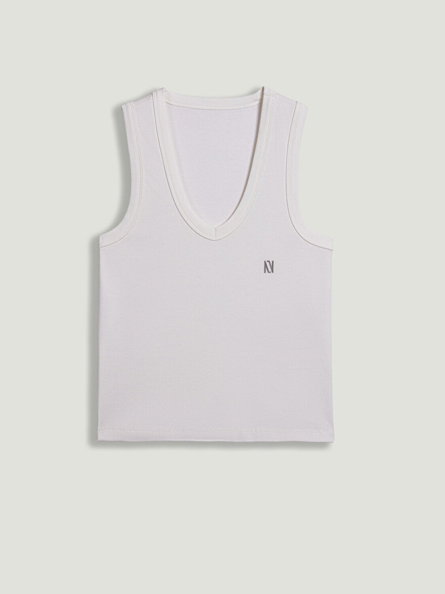 Nocturne V Yaka Kolsuz Tişört