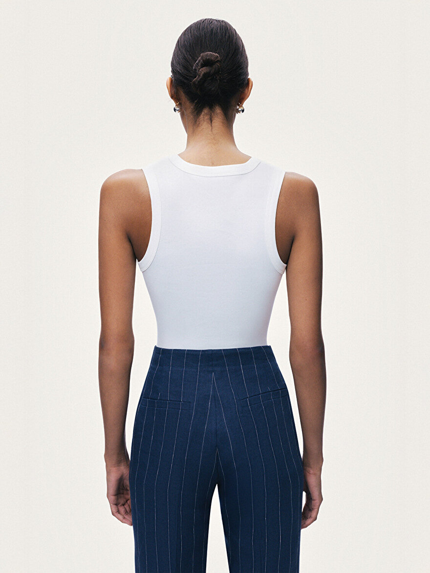 Nocturne V Yaka Kolsuz Tişört