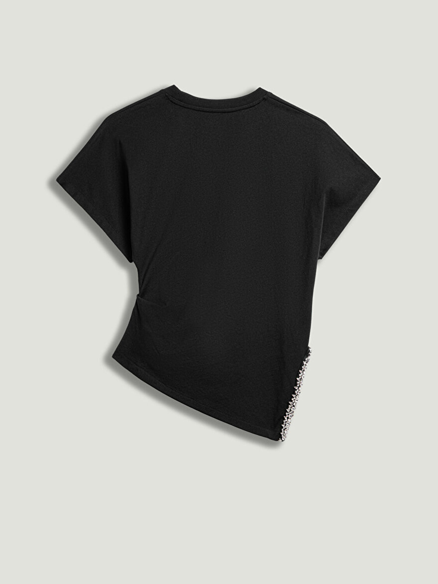 Nocturne Taş Detaylı Tişört