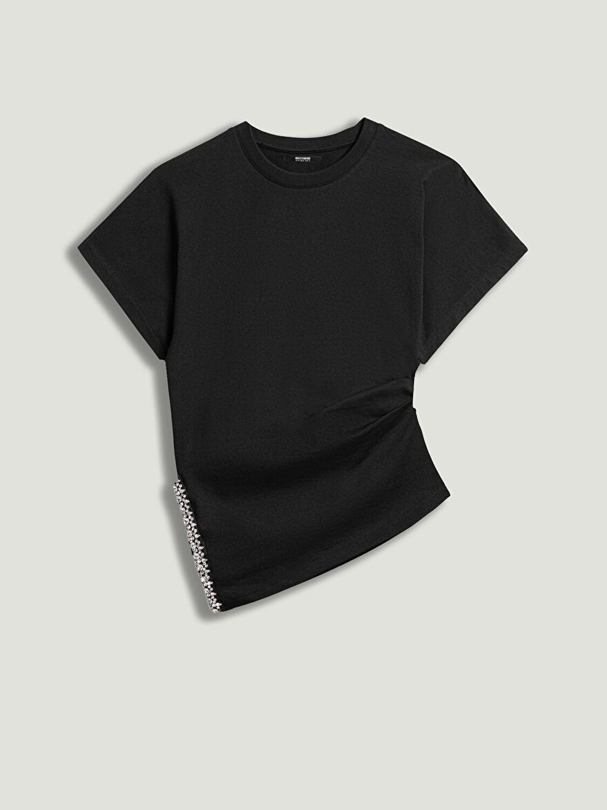 Nocturne Taş Detaylı Tişört