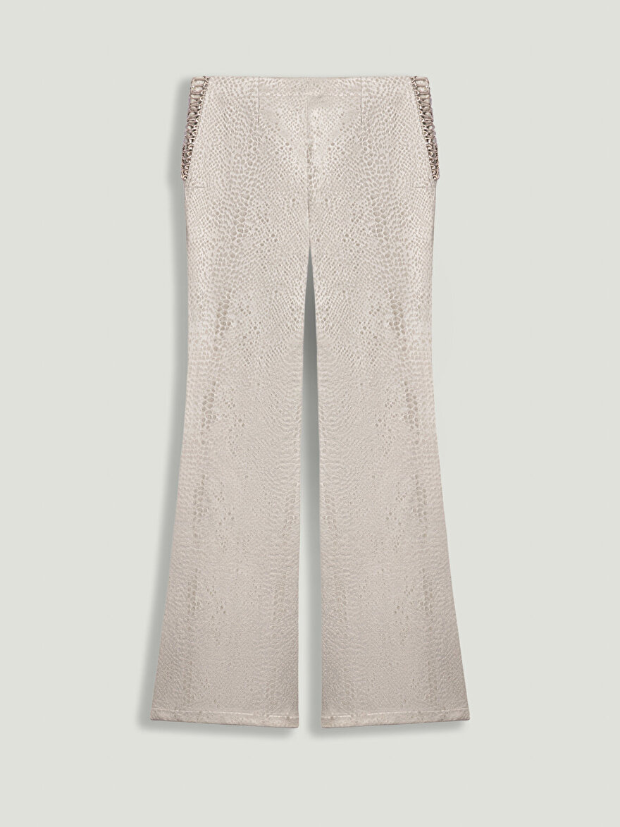 Nocturne Yandan Bağlamalı Düşük Bel Pantolon