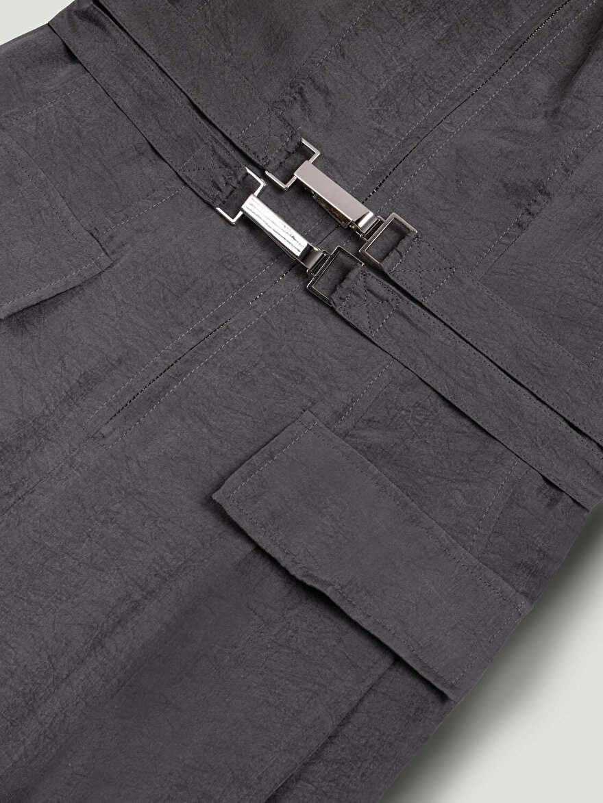 Nocturne Metal Kemer Detaylı Tulum